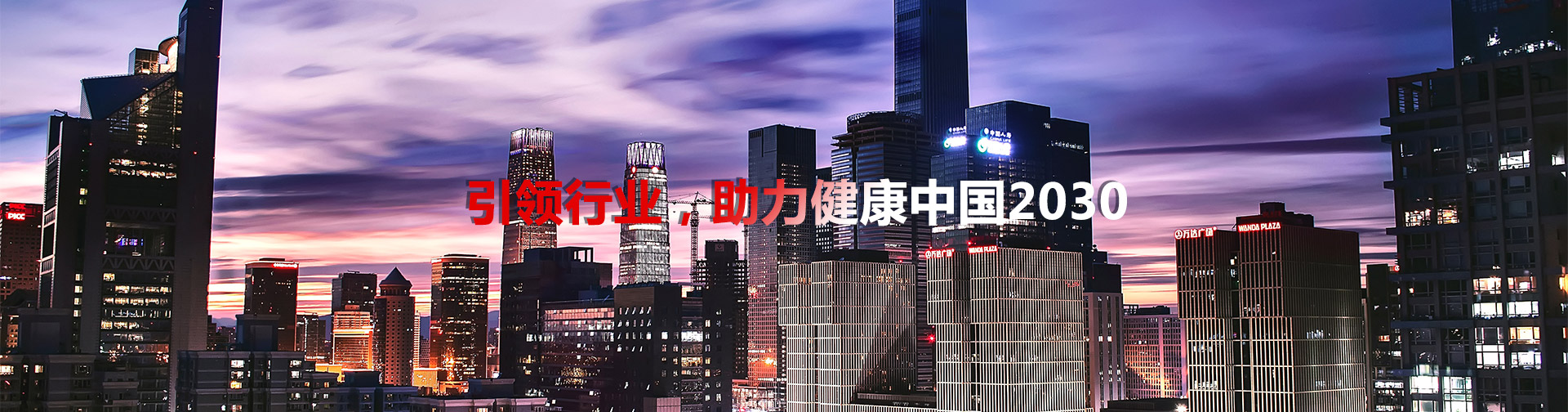引領行業，助理健康中國2030